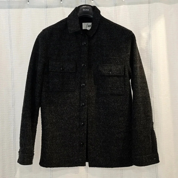 H&M Other - H&M Wool-Blend Shirt Jacket